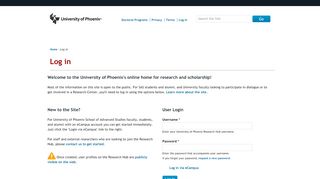 
                            10. Log in | University of Phoenix Research Hub