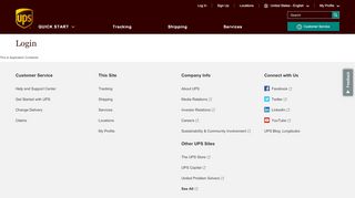 
                            4. Log in | UPS - United States - UPS.com