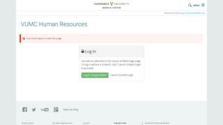 
                            7. Log in | VUMC Human Resources