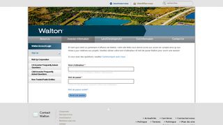 
                            2. Log in - Walton Account Login | Walton International