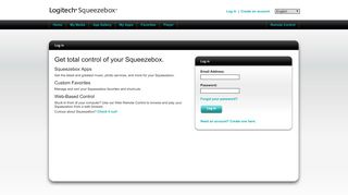 
                            1. Log in - Welcome to mysqueezebox.com!
