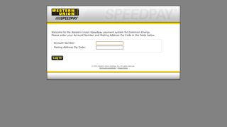 
                            4. Log In - Western Union? Speedpay