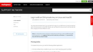 
                            1. Log in with an SSH private key on Linux and macOS