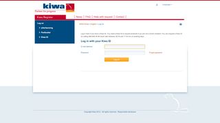 
                            1. Log in with your Kiwa ID - portal.kiwaregister.nl