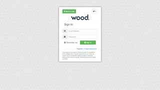 
                            1. Log in - Wood Weather Information System