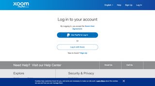 
                            7. Log in | Xoom, a PayPal Service