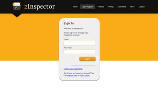 
                            9. Log in | zInspector