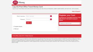 
                            5. Log into Post Office Travel Money Card | Post Office®