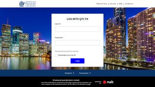 
                            7. Log into QTC FX - nabconnect1.nab.com.au