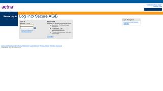 
                            9. Log into Secure AGB - Aetna