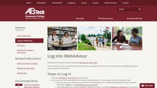 
                            1. Log into WebAdvisor | WebAdvisor | Asheville …