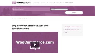 
                            2. Log into WooCommerce.com with WordPress.com ...