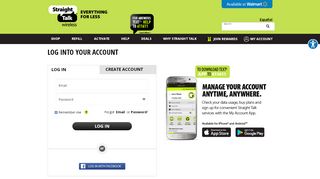
                            7. Log Into Your Account | Straight Talk Wireless