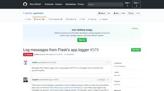 
                            7. Log messages from Flask's app.logger · Issue #379 ...