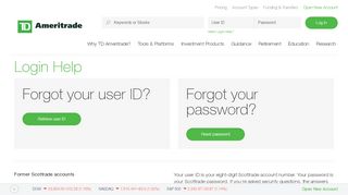 
                            3. Log on Help | TD Ameritrade