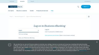 
                            4. Log on to Business eBanking - Danske Bank