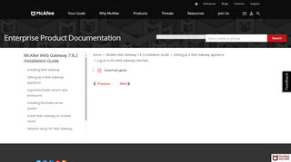 
                            7. Log on to the Web Gateway interface - McAfee Web Gateway 7.8.2