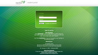 
                            7. Log onto your Student Portal - Navitas