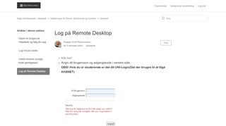 
                            8. Log på Remote Desktop – Køge Handelsskole - …