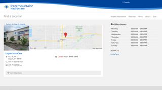
                            3. Logan InstaCare | Intermountain Healthcare