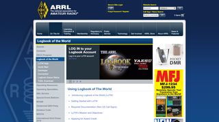 
                            2. Logbook of the World - ARRL