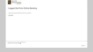 
                            2. Logged Out From Online Banking