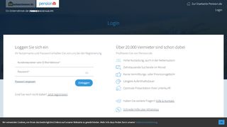 
                            5. Loggen Sie sich ein - Pension.de