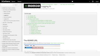
                            1. Logging In - ADAMS Knowledge Base - English - …
