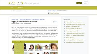 
                            1. Logging In as a Staff Member ... - eyLog Support Portal