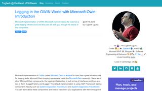 
                            6. Logging in the OWIN World with Microsoft.Owin ...