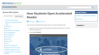 
                            5. Logging in to Accelerated Reader as a Student - …