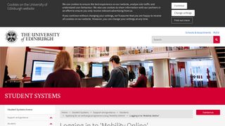 
                            2. Logging in to Mobility Online | The University of Edinburgh