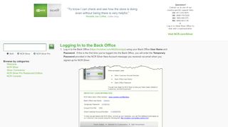 
                            1. Logging In to the Back Office - NCR Silver Support and Customer Care ...