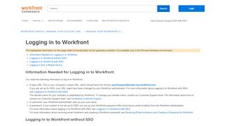 
                            4. Logging in to Workfront – Workfront