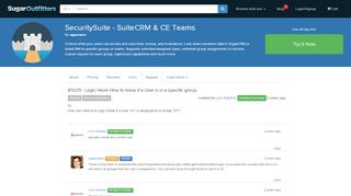 
                            9. Logic Hook How to know if a User i... | Support | SecuritySuite ...