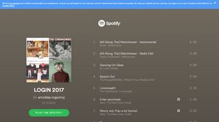 
                            6. LOGIN 2017 on Spotify