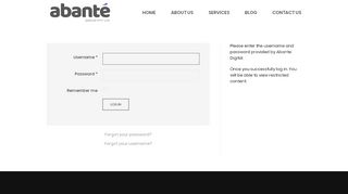 
                            3. Login - Abante