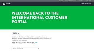
                            6. Login | Abbott Core Laboratory