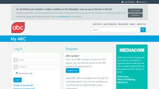 
                            5. login - ABC | Audit Bureau of Circulations