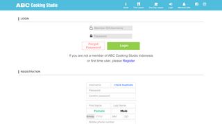 
                            9. Login | ABC Cooking Studio Indonesia