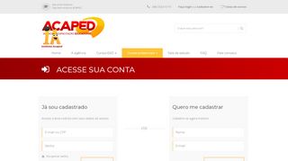 
                            1. Login | ACAPED