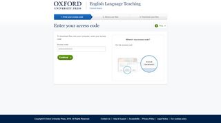 
                            9. Login Accept Code | English Language Teaching | Oxford ...