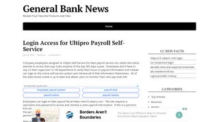 
                            7. Login Access for Ultipro Payroll Self ... - jenner-news.com