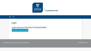 
                            7. Login - Accommodation - The University of Auckland