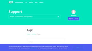 
                            4. Login - ACF Support