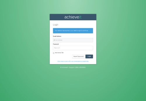 
                            9. Login - Achieveit