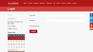 
                            2. Login - Acropolis Group of Institutions | Acropolis Institute of ...