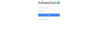 
                            2. Login - AdhereTech