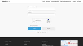 
                            2. Login – ADMAX LLC