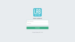 
                            4. Login - Admin LabSense